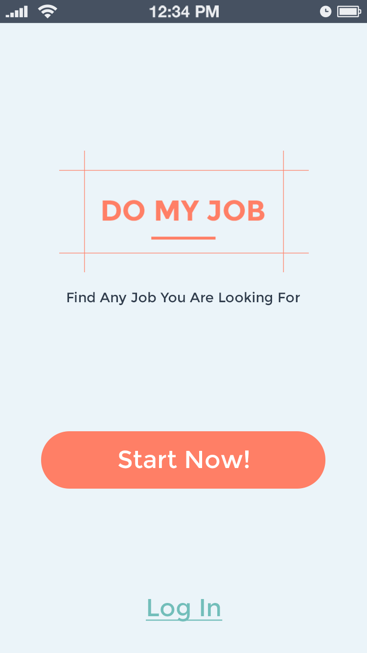 Domyjob - job holder - Design