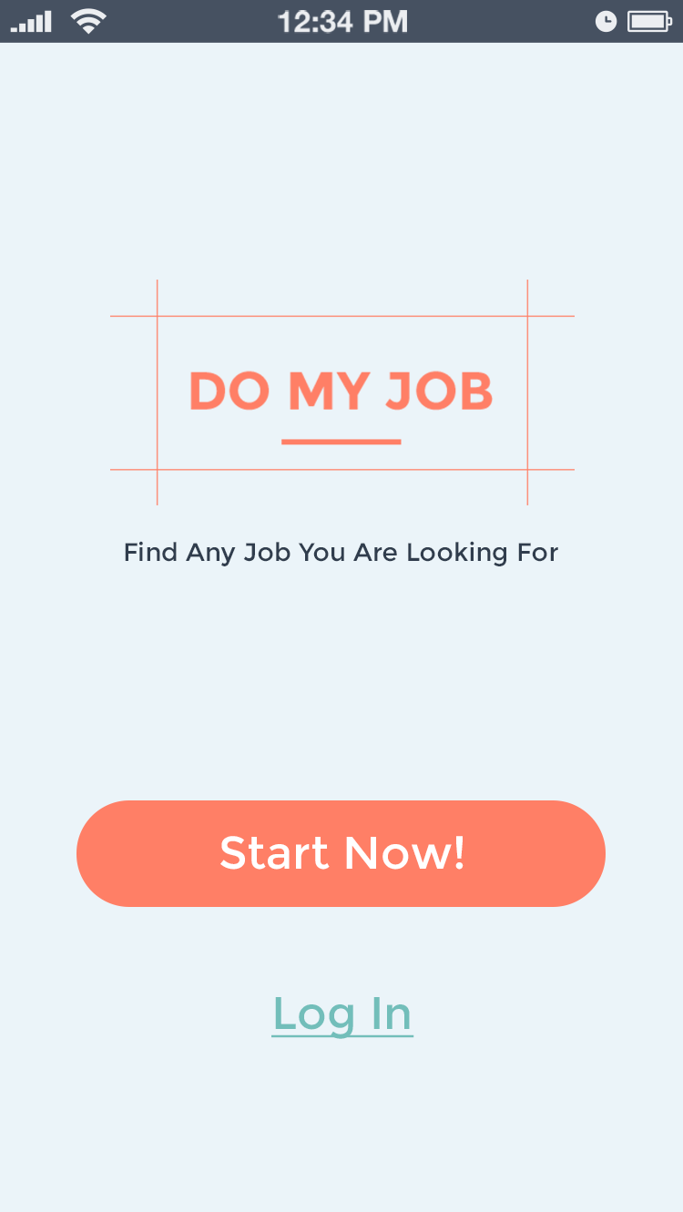 Domyjob - job holder - Design