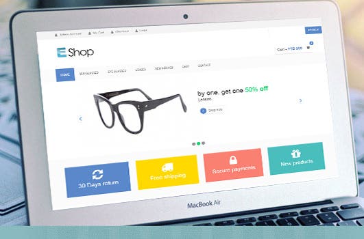 Optical Store - an eCommerce solution to sell optical items