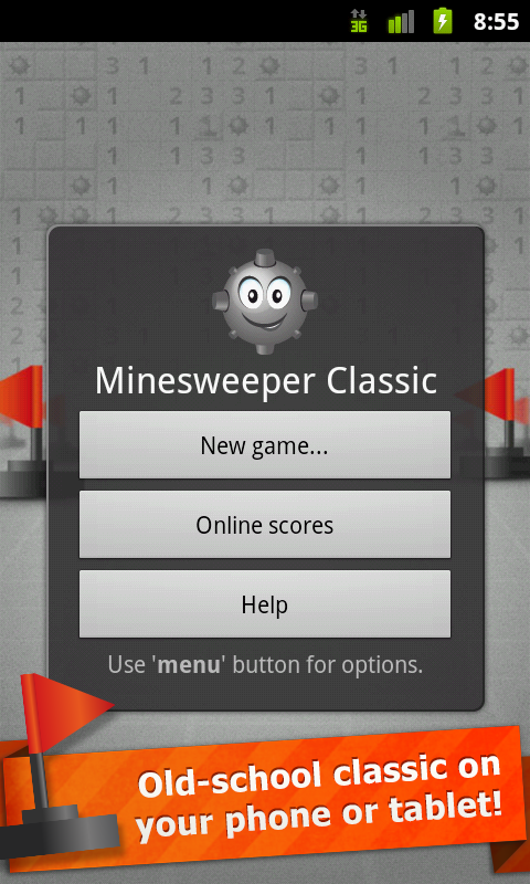 Classic Minesweeper game for your Android