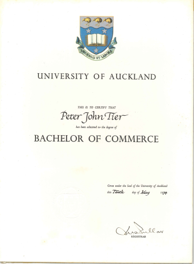 Business degree