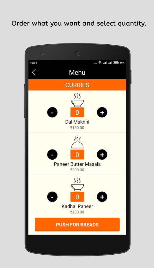 Android App: Fomp - Food on my Plate