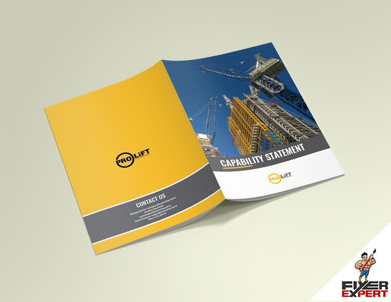 I can design 8 X A4 pages Brochure design for your company