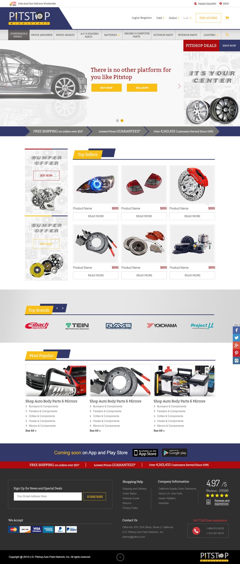 PitShop, Automobiles Auction Website