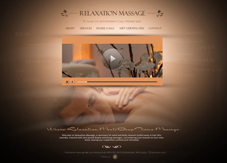 Relaxing Massages Website