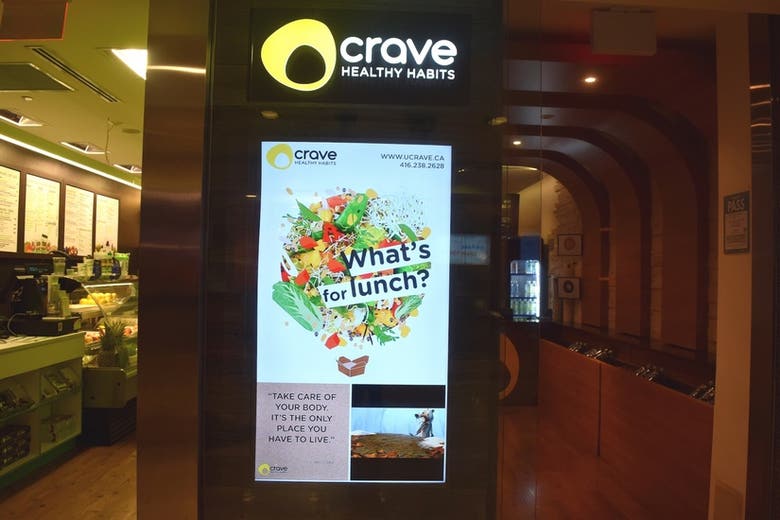 Crave Healthy Habits Ad Poster