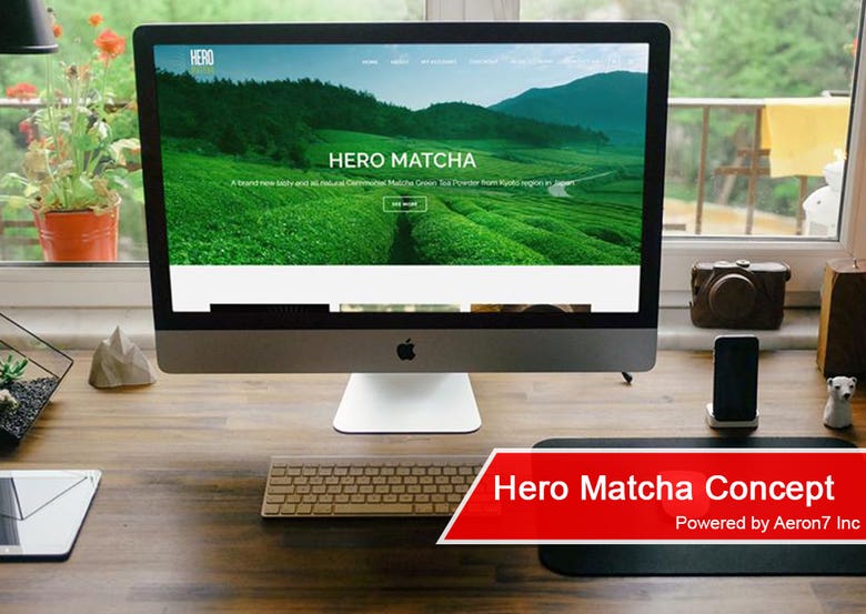 Website - Hero Matcha