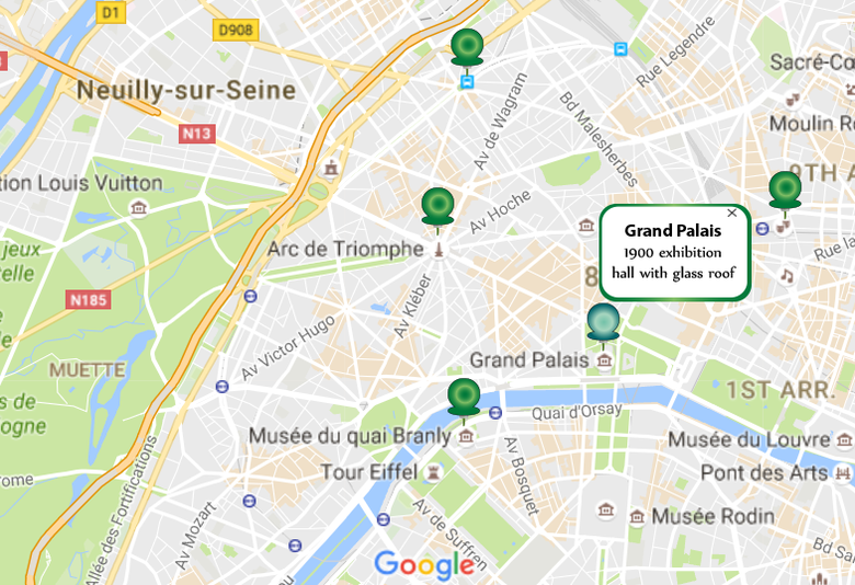 Special and beautiful look of your Google or Yandex map