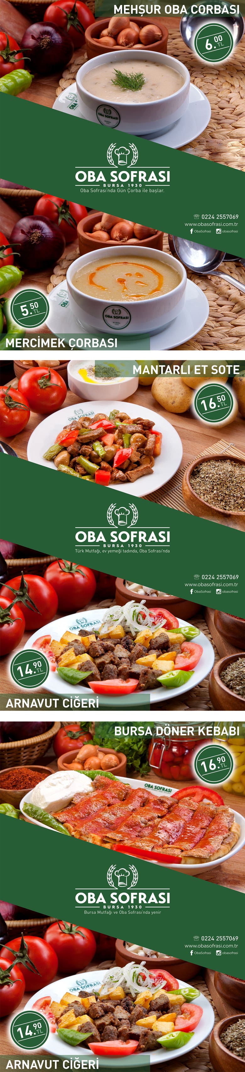 Oba Sofrası poster design / TURKIYE