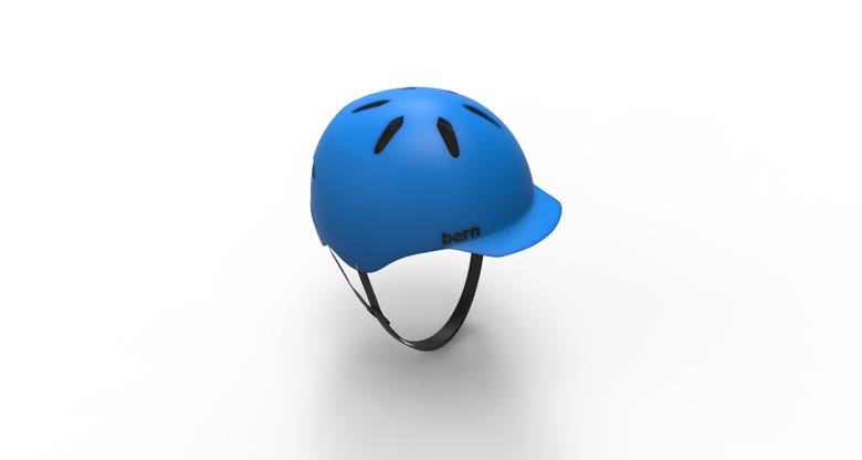 3D model bike helmet