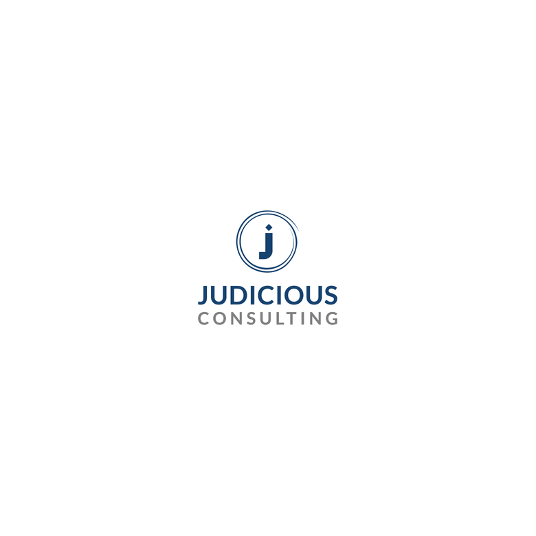 The name of the logo "Judicious Consulting"