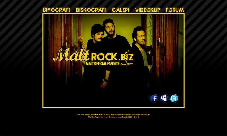 My Web Projects 1 - Rock Music (Active)