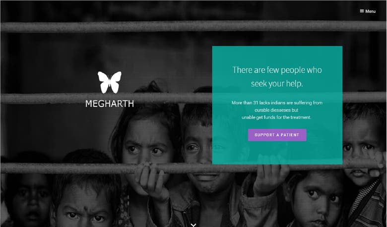 Megharth -Website and Admin Panel
