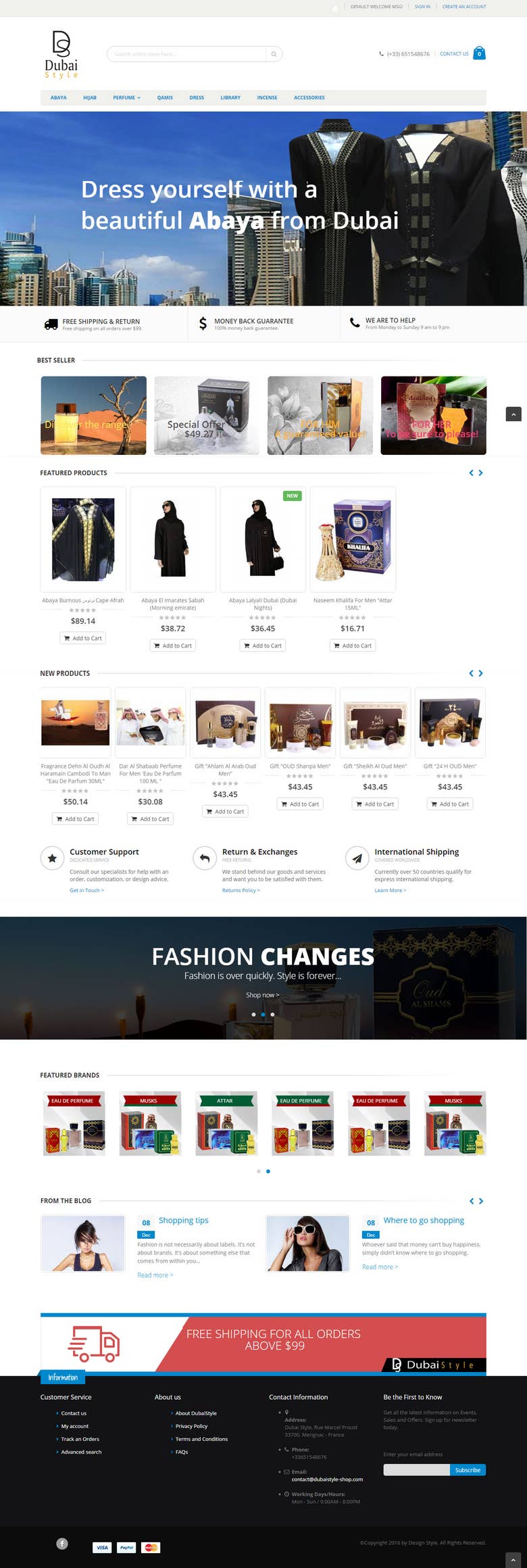 Magento E-commerce website development