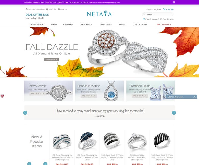 netaya (ecommerce site design)