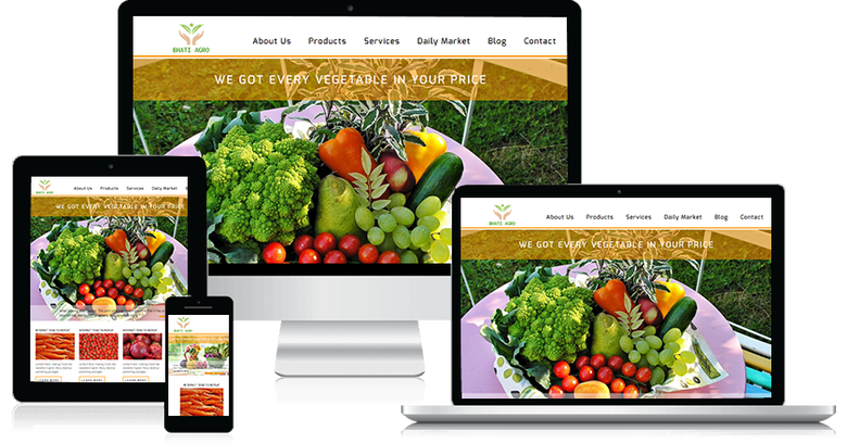 Bhati Agro - HTML5 Website