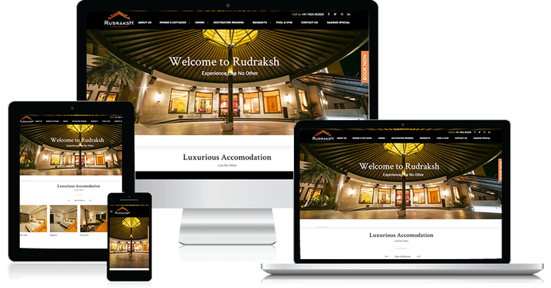 Rudraksh Resorts - Wordpress Website