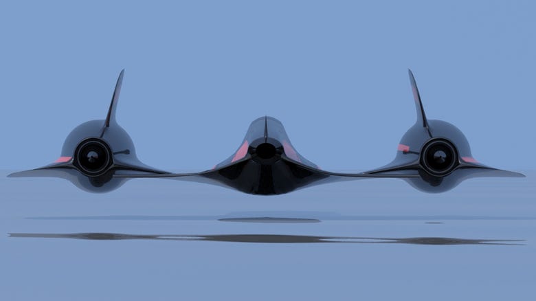 Supersonic Plane 3D design