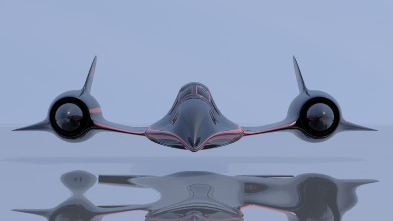 Supersonic Plane 3D design