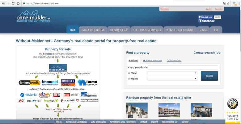 Real Estate Website developed in CMS