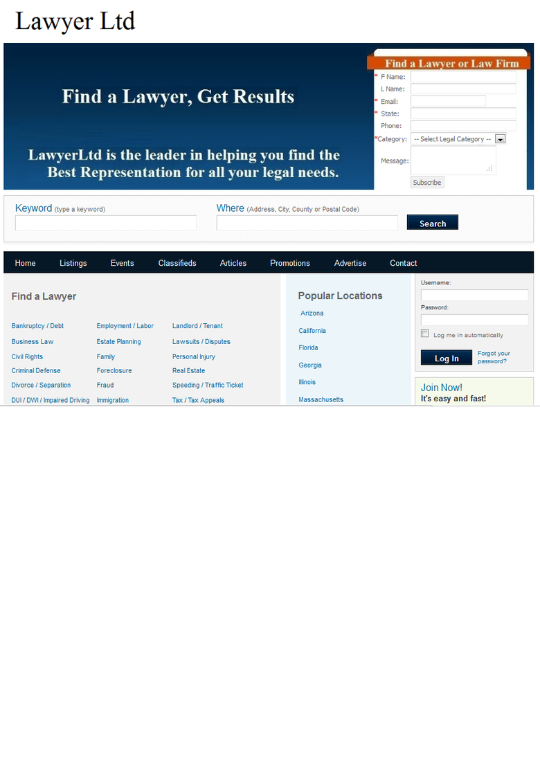 Lawyer Ltd || It is an e-directory for attorneys and lawyers