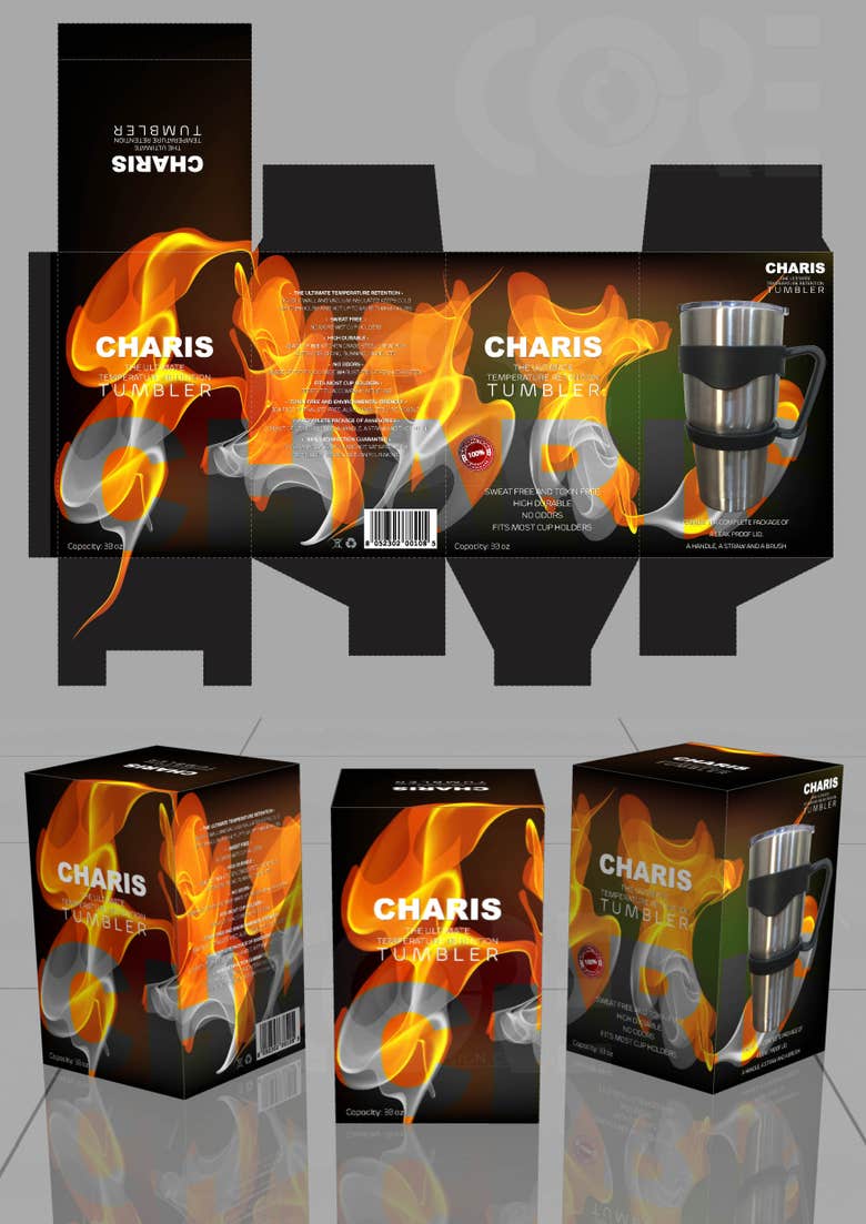 Charis Tumbler Packaging Designs