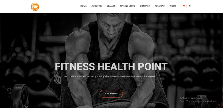 Commercials Health Products Site