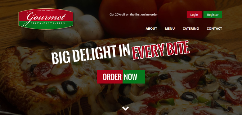 Online Pizza Delivery Website