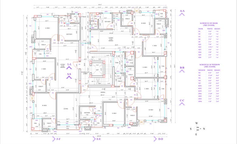 Autocad drafting floor plan
