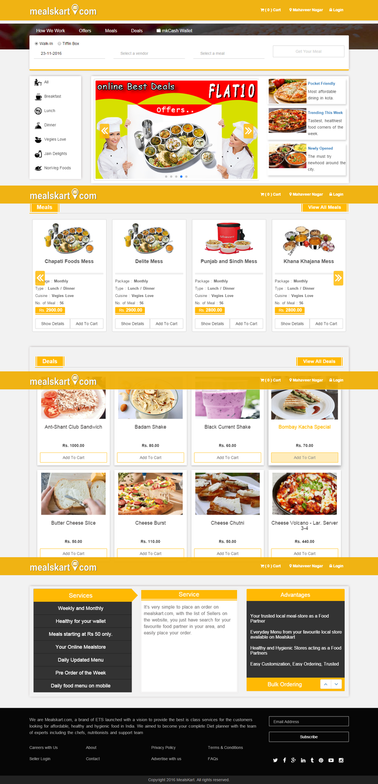 Mealskart - Online Food Delivery Service In India