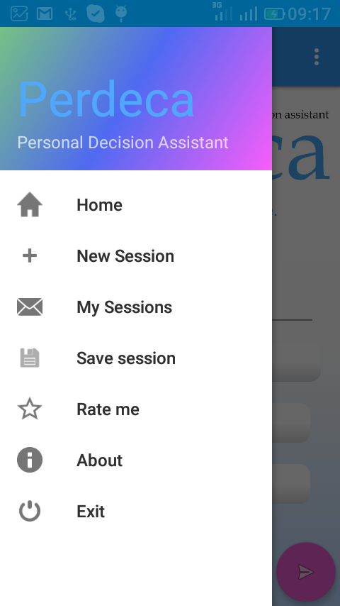 Android App, Personal Desision Assistant
