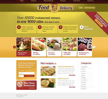 Restaurant Order Website