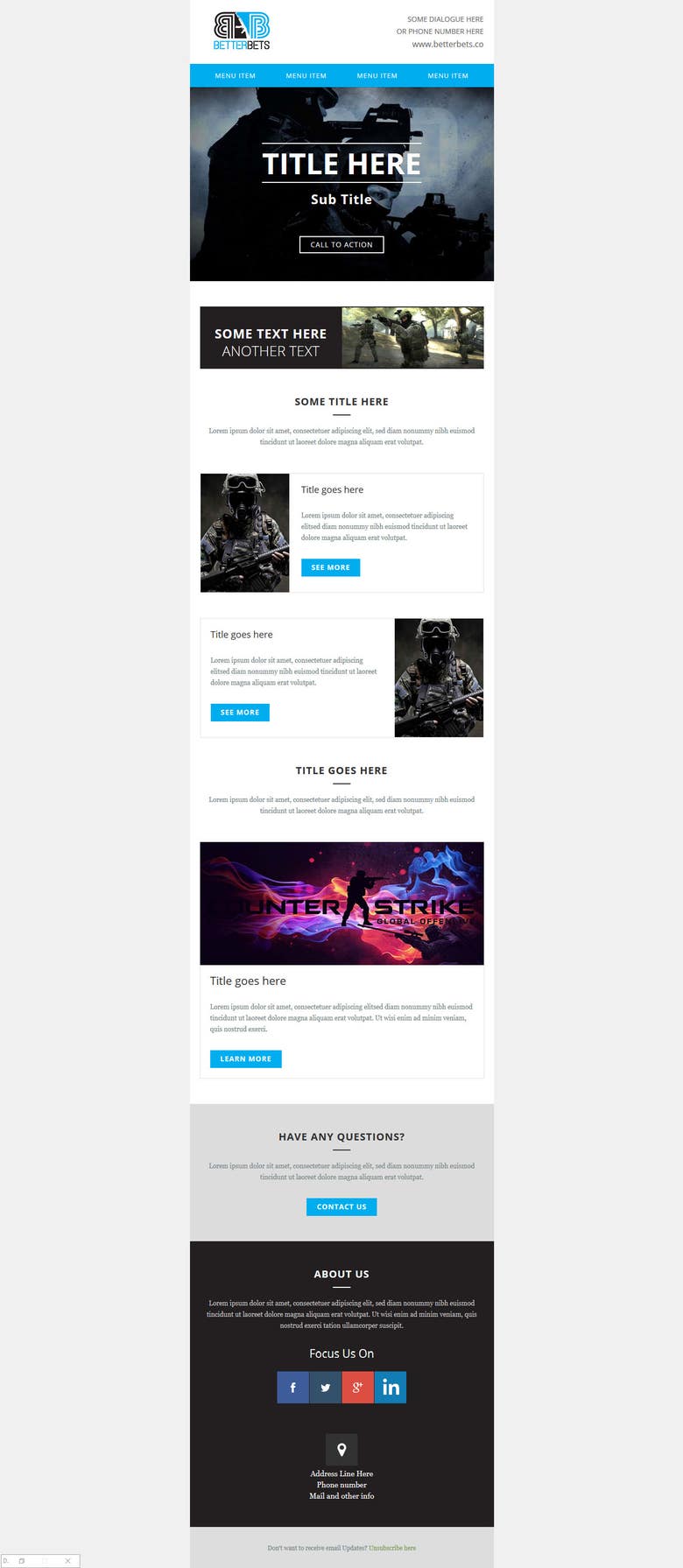EDITABLE MAILCHIMP EMAIL TEMPLATE...