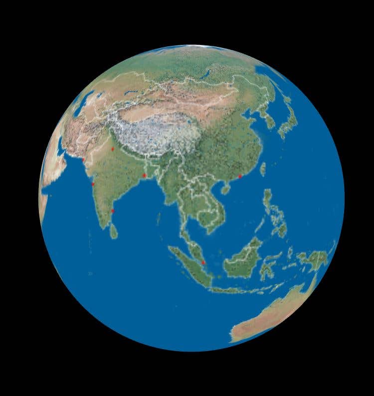 3D Globe with JSON GPS locations