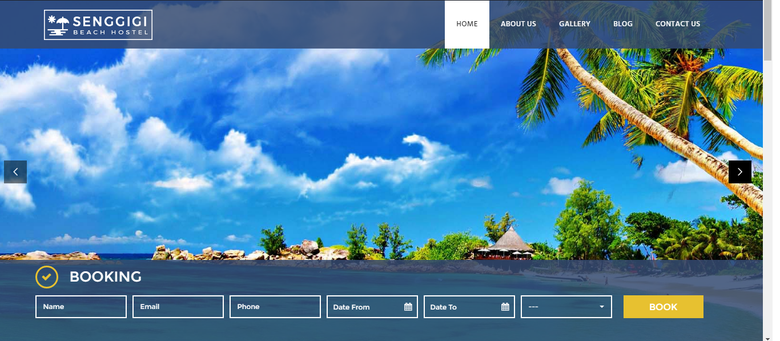 Hotel Website with Booking Functionality