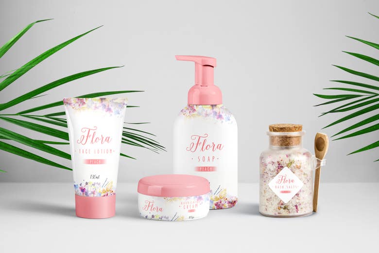 Flora product packaging design