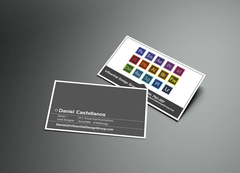 Business Card for Influential Design Group