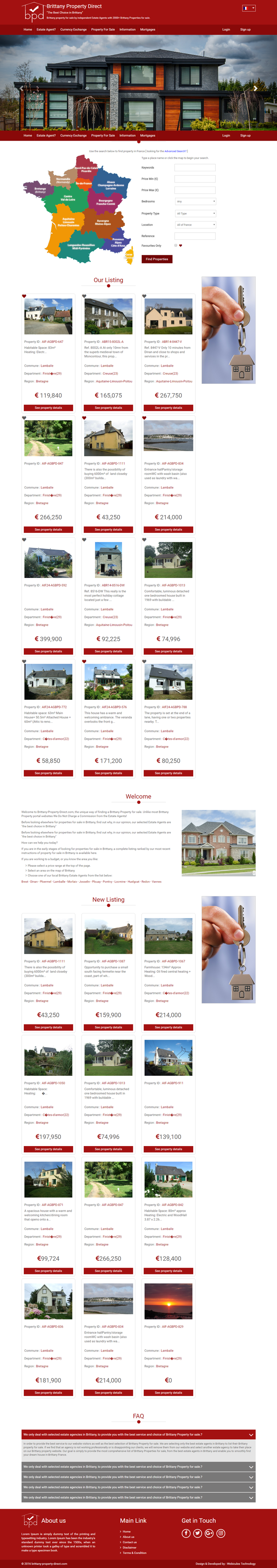 Real Estate Website | http://france-property-direct.com/dev/