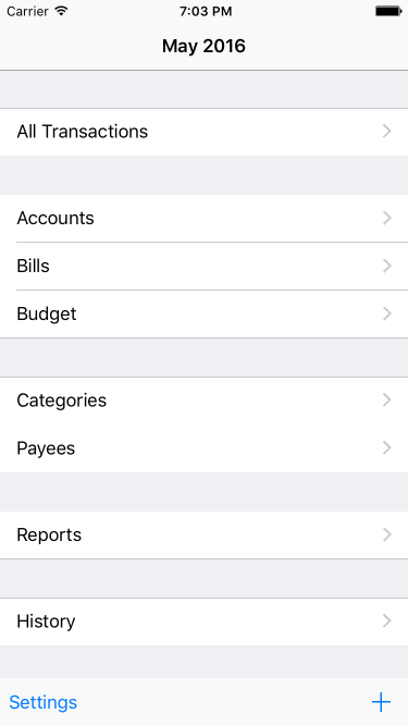 Financial Software Application for Iphone using Swift.
