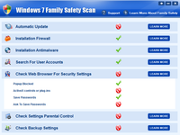 Window7 Family Safety Scan
