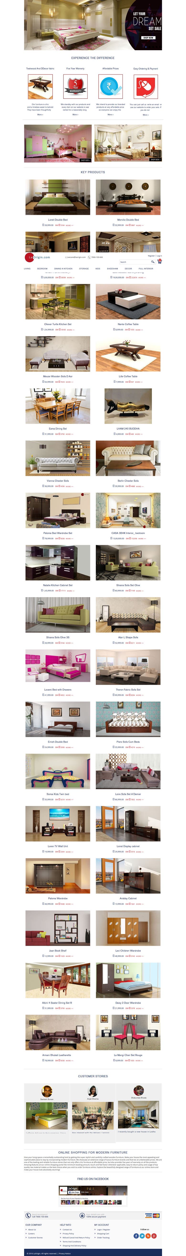 Nopcommerce store for Home Furnishings
