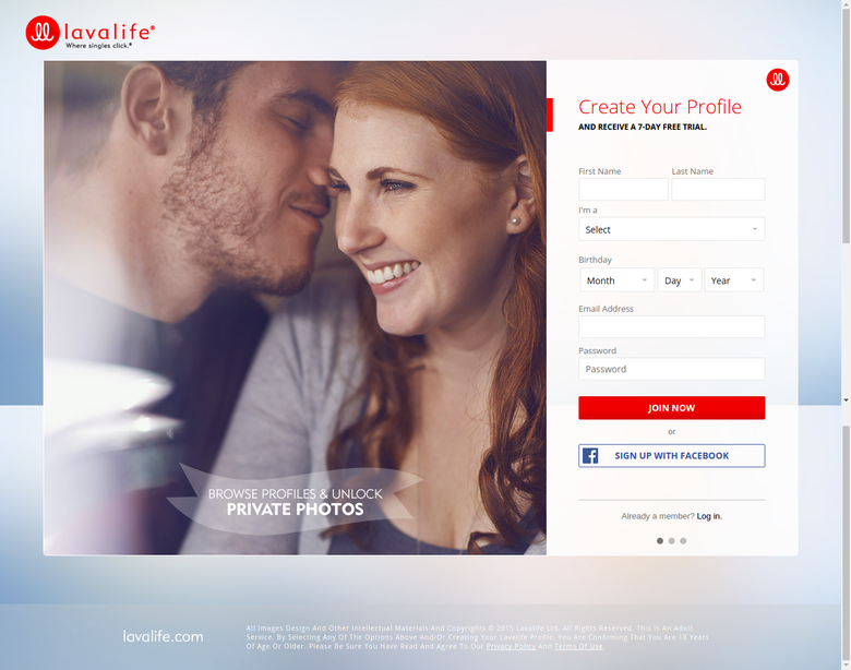 LavaLife Chatting/Dating (WEBSITE)