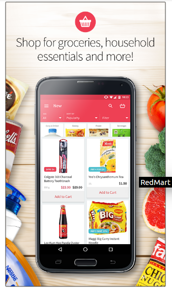Red Mart Grocery Shopping (Android App)