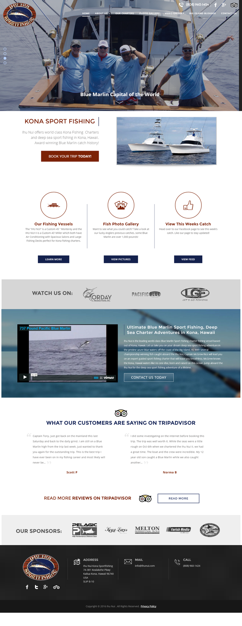 Fishing website