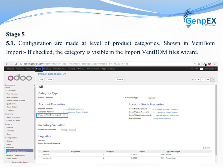 Importing BOM from VentBOM to Odoo