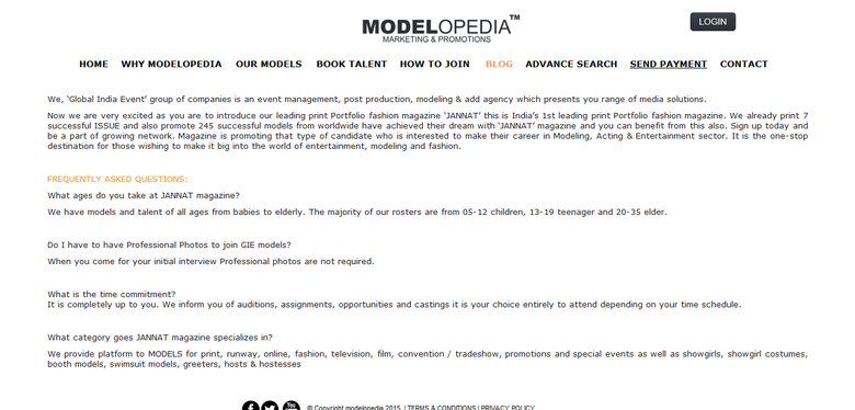 Modeling Website/http://modelopedia.com/(PHP)
