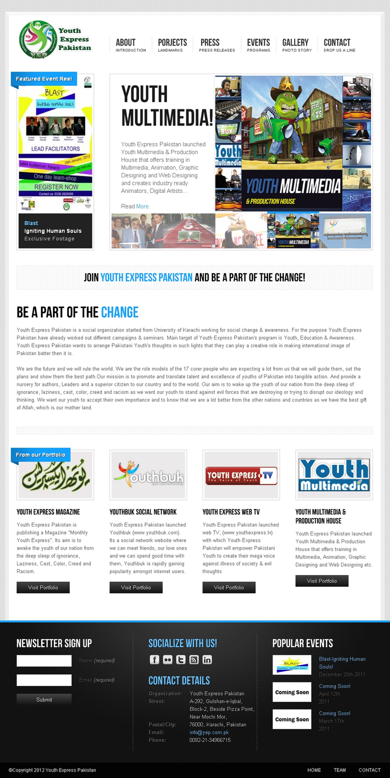 Youth Express Pakistan Official Website