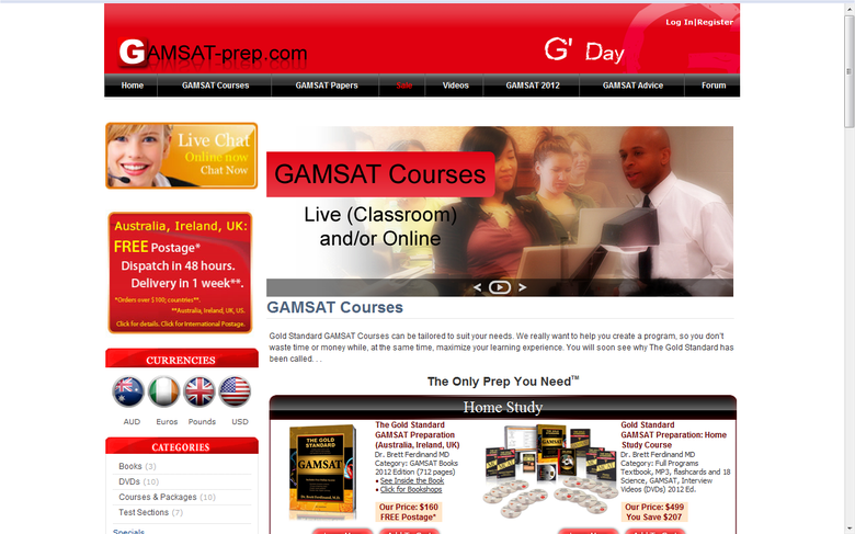GAMSAT Preparation: GAMSAT Courses, Videos and GAMSAT Tips