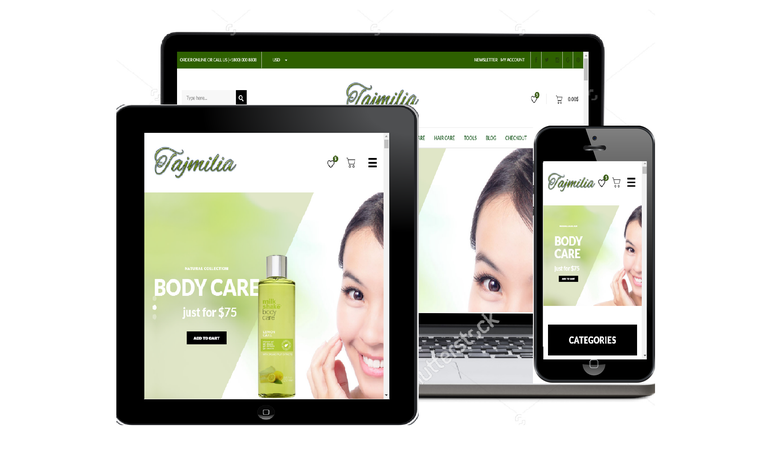 Online Store with Responsive Design