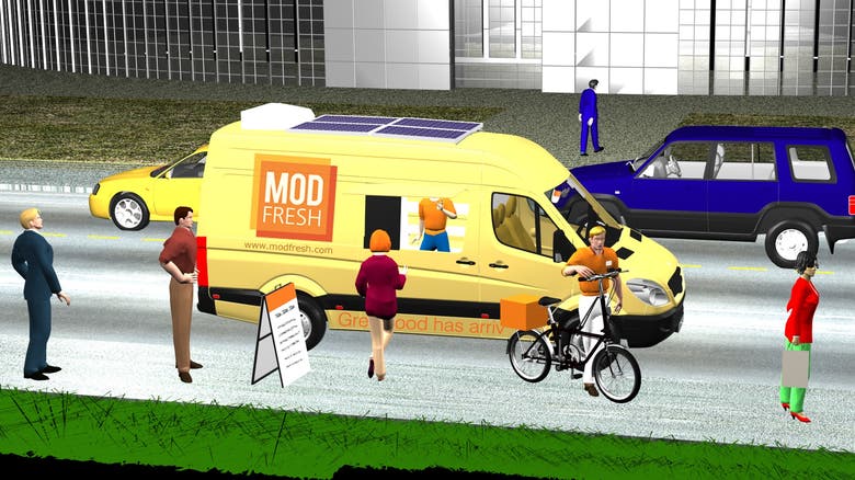 Mod Fresh - mobile retail van